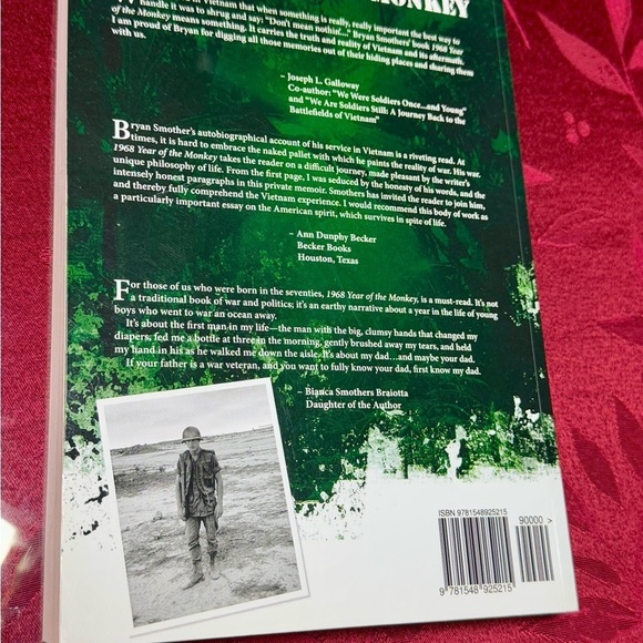 1968 Year Of The Monkey Paperback Book By Bryan Smothers Vietnam Military View - Picture 3 of 5